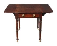 A George IV mahogany Pembroke table