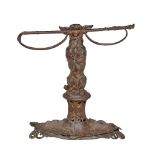 A Victorian Coalbrookdale cast iron stick stand