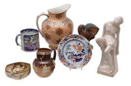 A mixed assortment of ceramics