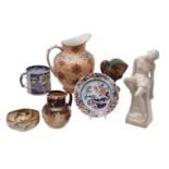 A mixed assortment of ceramics