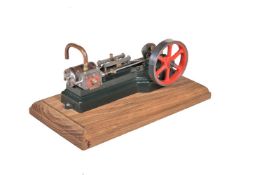 A model of a Stuart Turner S50 horizontal mill engine