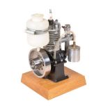 A well-engineered model of a single cylinder air cooled internal combustion engine