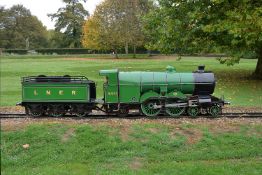 A well-engineered 10 ¼ inch gauge model of a London North Eastern Railway Ivatt Atlantic Class 4-4-2