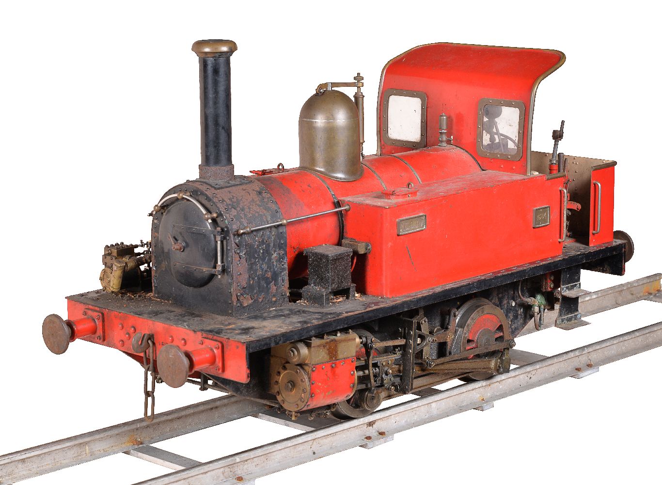 A well engineered 7¼ inch gauge model of an 0-4-0 side tank locomotive No. 1584 William