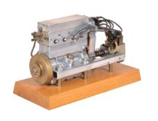 A well-engineered model of horizontally mounted internal combustion engine