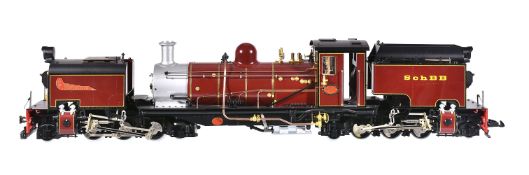 A fine 7mm scale Aster model of a limited edition 2-6-2 - 2-6-2 narrow gauge Beyer Garratt East Afri