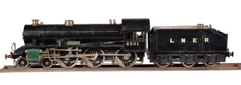 A well-engineered 5 inch gauge B1 Class 4-6-0 tender locomotive No.8301 ‘Springbok’