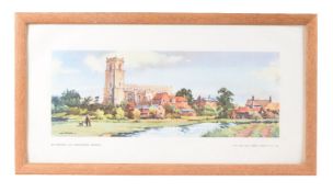 A framed pair of North Eastern Railway Carriage prints