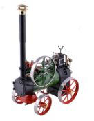 An exhibition standard 1½ inch scale model of a Marshall agricultural portable steam engine