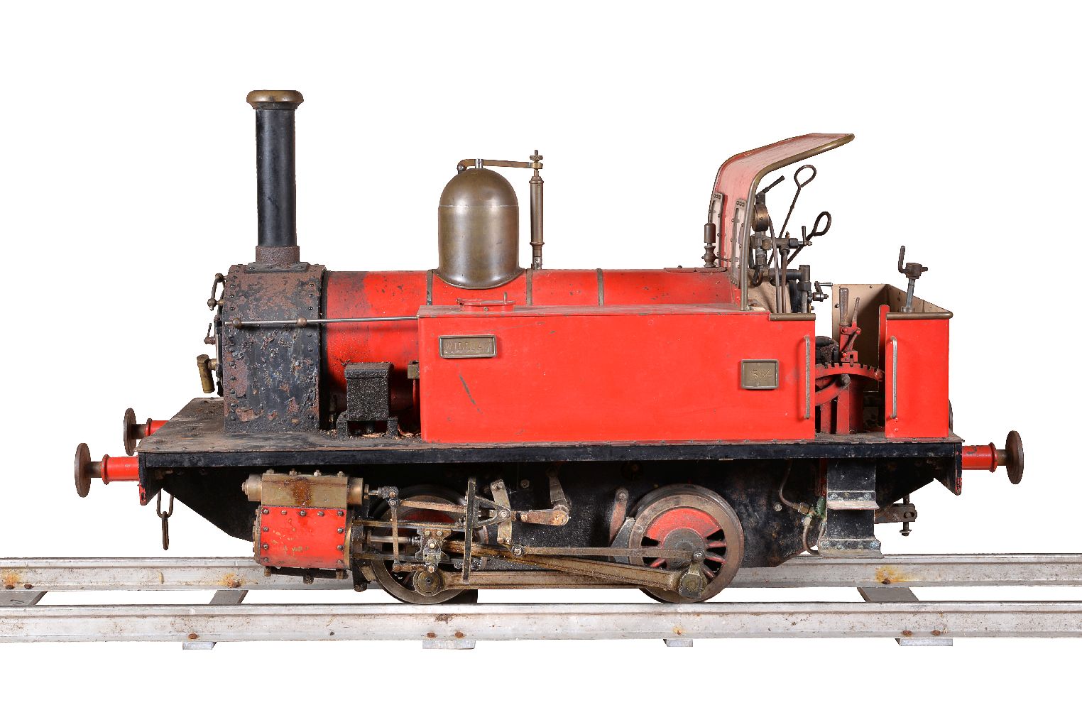 A well engineered 7¼ inch gauge model of an 0-4-0 side tank locomotive No. 1584 William - Image 2 of 4