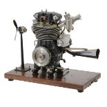 A gold medal winning ½ size working model of a 1956 ‘Manx Norton’ short-stroke motor cycle engine