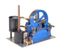 A well-engineered scale model of a Gardner Model 0 horizontal Gas Mill Engine