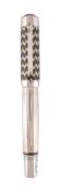 Montblanc, Patron of Art, JP Morgan, 4810, a limited edition silver coloured fountain pen