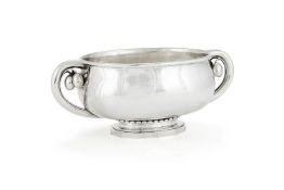 Georg Jensen, a Danish silver Cherry centrepiece bowl