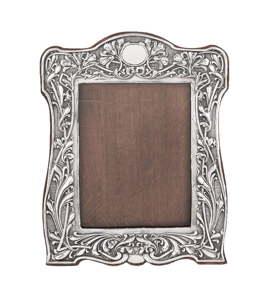 An Art Nouveau silver photograph frame by William Neale