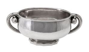 Georg Jensen, a Danish silver Cherry centrepiece bowl