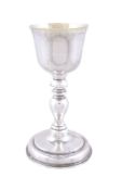 A William III, Queen Anne or George I silver recusant chalice by John Gibbons