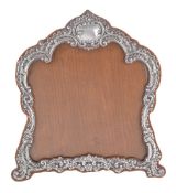 A late Victorian silver large photograph frame by Henry Matthews