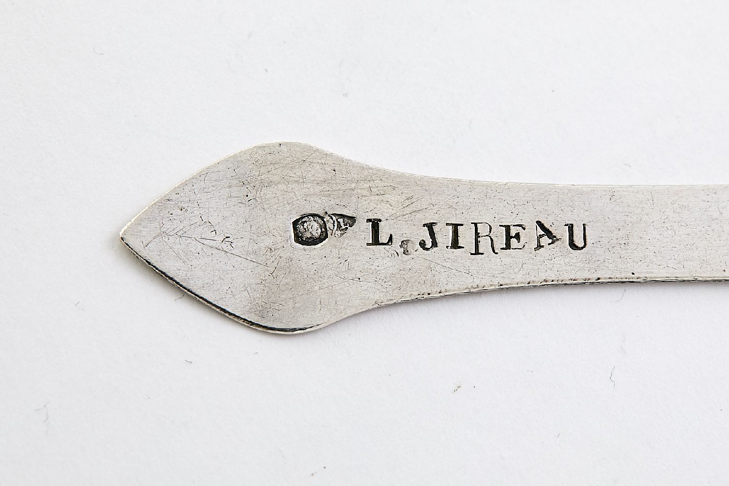 A French provincial silver medical tongue depressor (abaisse-langue) - Image 3 of 3