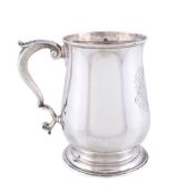 A Victorian silver baluster mug by Garrard & Co.