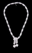 A diamond necklace