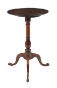 A George III mahogany tripod table