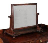 ϒ A Regency mahogany dressing mirror