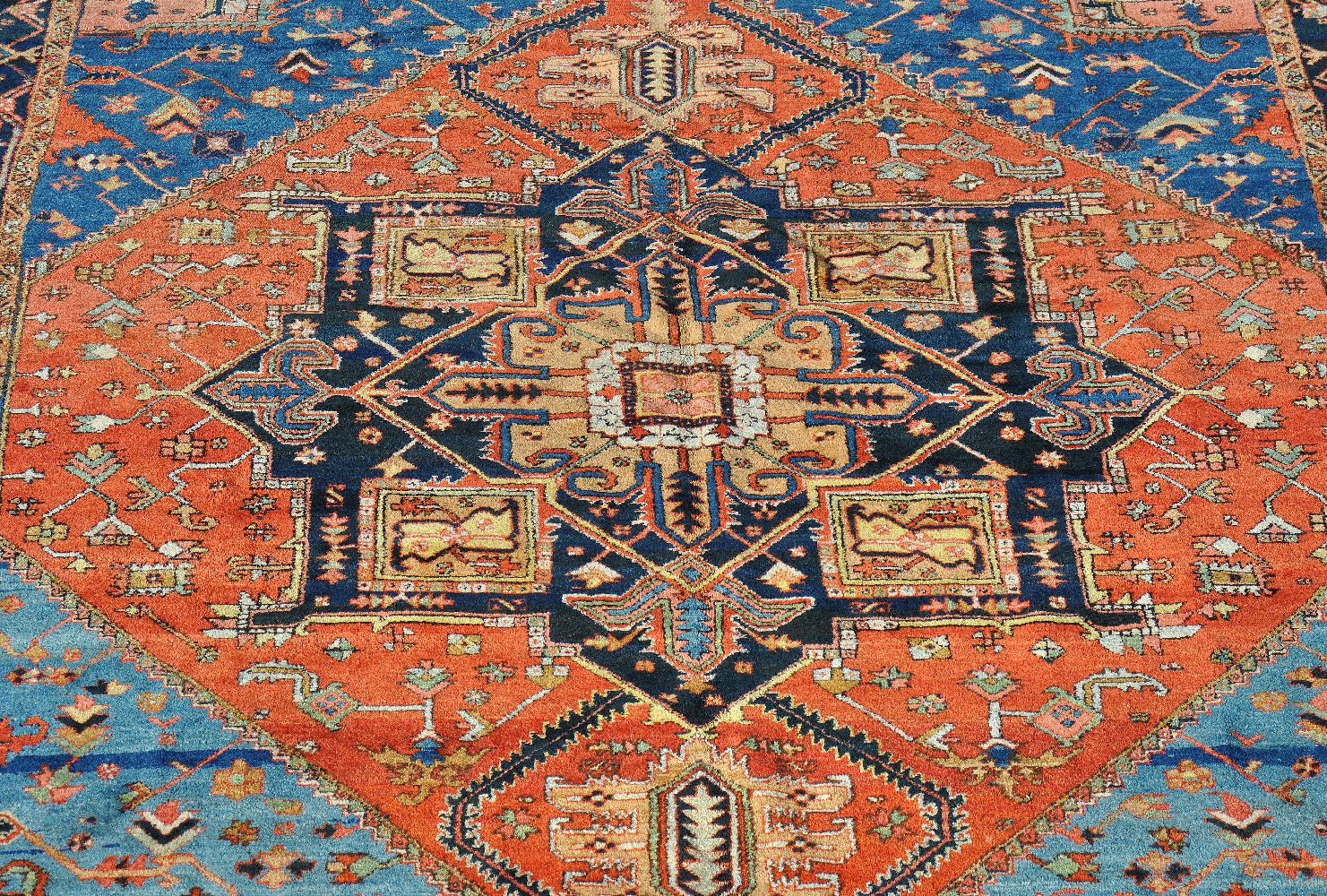 A Heriz carpet - Image 2 of 2