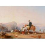 William Shayer Snr. (British 1787-1879)On the beach