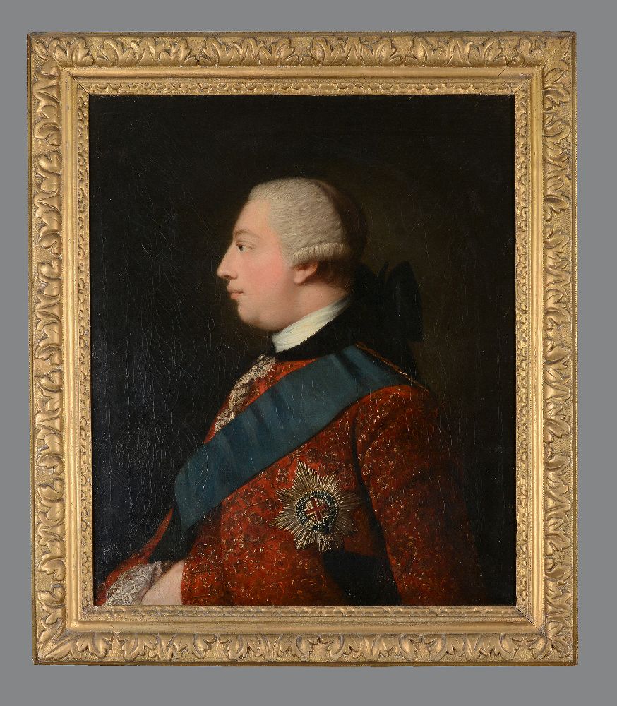 After Allan Ramsay A portrait of George III - Image 2 of 3