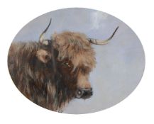 George Henry Boughton (British 1833-1905)Highland cows