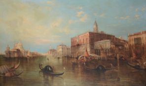Alfred Pollentine (British 1836-1890)Grand Canal, Venice