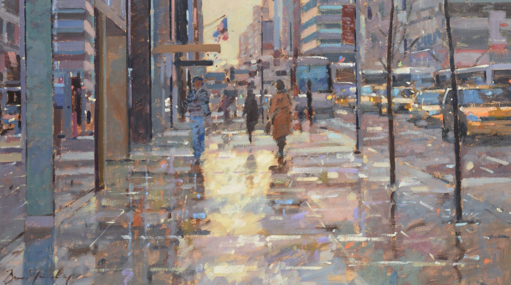 λ Bruce Yardley (British b.1962)Manhattan Reflections