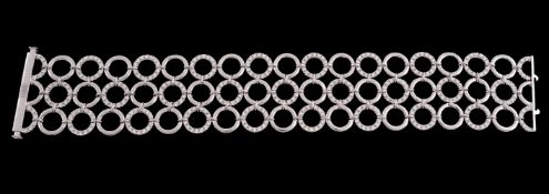 A diamond bracelet