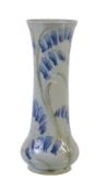 William Moorcroft for Liberty & Co., Harebell, a waisted vase, circa 1920, green painted