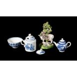 A selection of English porcelain, various dates, last quarter 18th/first quarter 19th century,