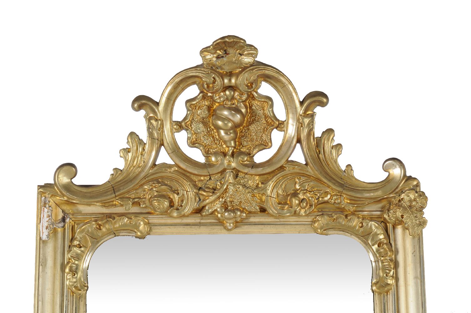 A Victorian giltwood and composition pier mirror - Image 2 of 2