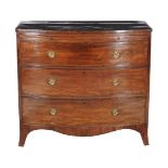 A Regency mahogany chest of drawers