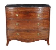 A Regency mahogany chest of drawers