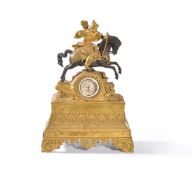 An ormolu Louis Philippe Chinoiserie figural mantelclock