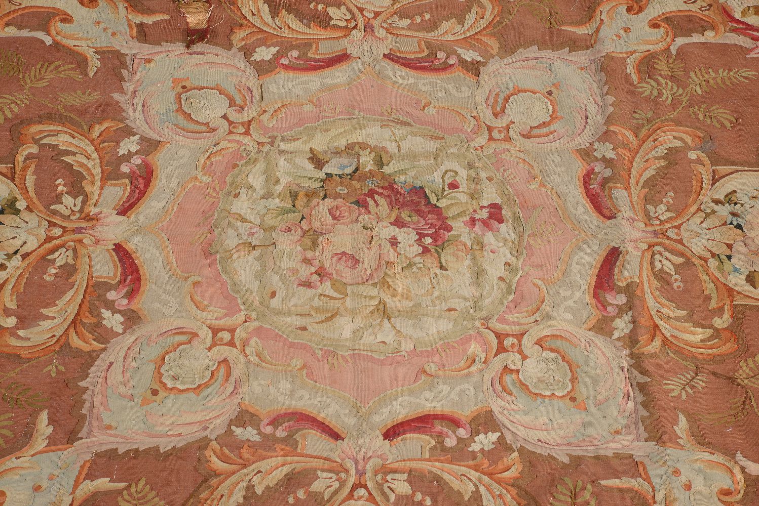 A French woven panel in Aubusson style - Image 2 of 2