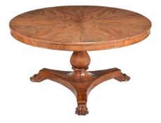 A William IV mahogany centre table