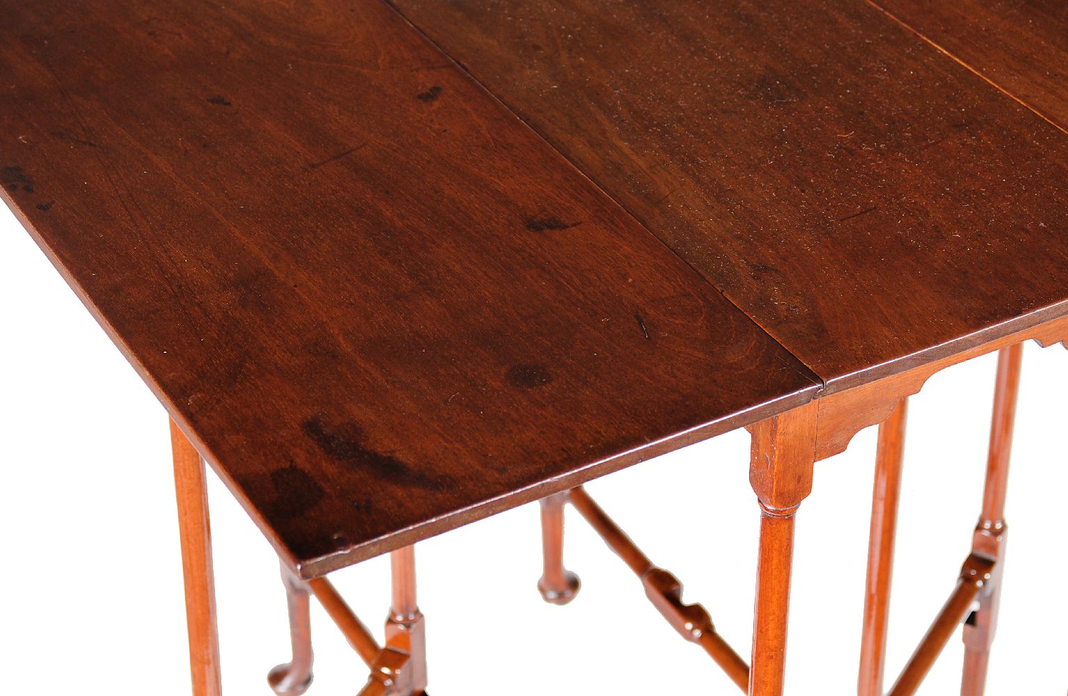 A George III mahogany spider gateleg table - Image 4 of 4
