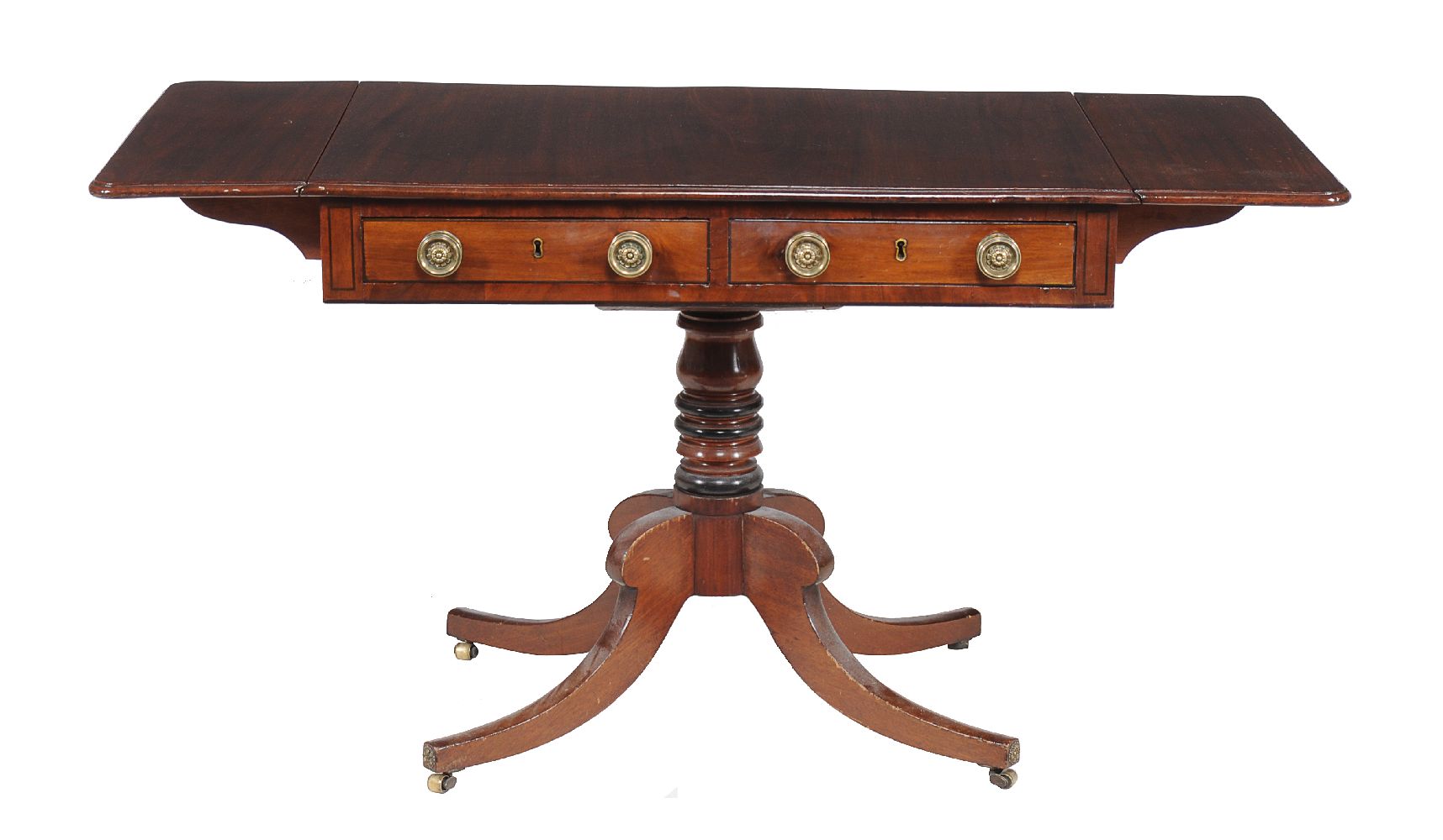 A George IV mahogany sofa table