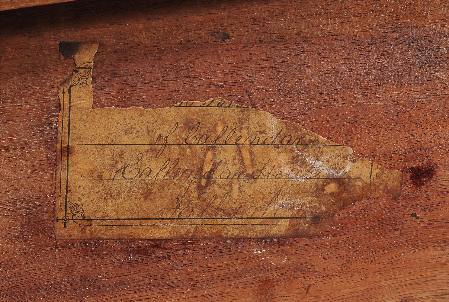 ϒ A William IV rosewood side table - Image 3 of 4