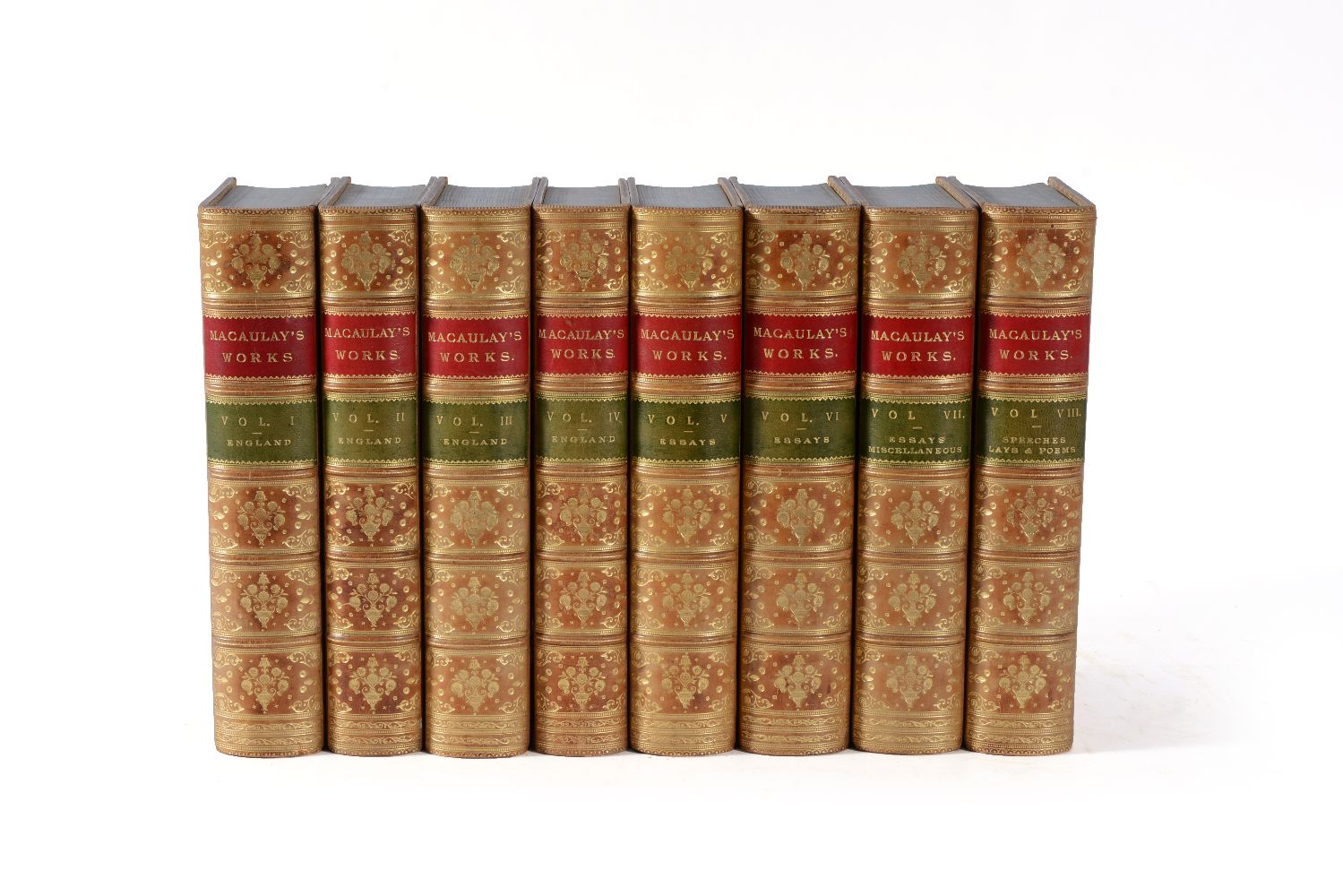 Macaulay, Lord The Works, 8 vol. and other books