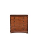 A mahogany chest of drawers, early 19th century