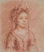 Continental School (18th Century) Study of a girl