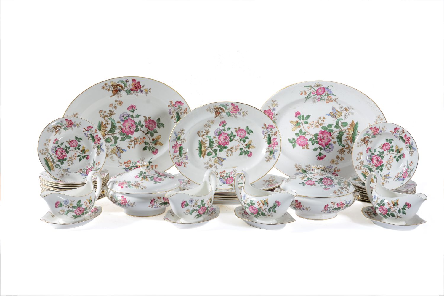 A modern Wedgwood Charnwood pattern part dinner service