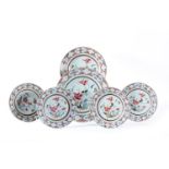 A Chinese 'Famille Rose' dish and other examples